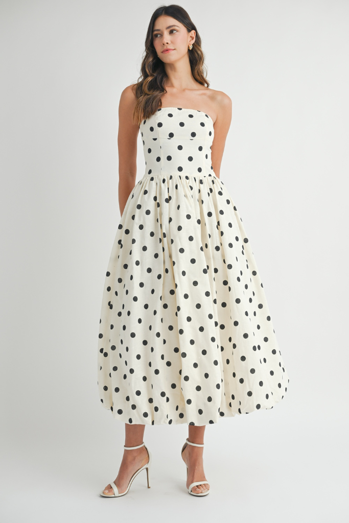 Peyton polka dot dress – ivy & leo