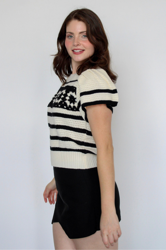 Aster Crochet Sweater