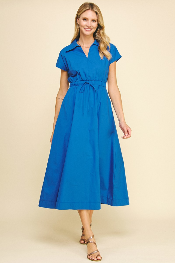 Luca Tie Waist Midi Dress