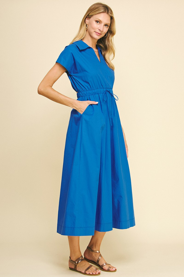 Luca Tie Waist Midi Dress