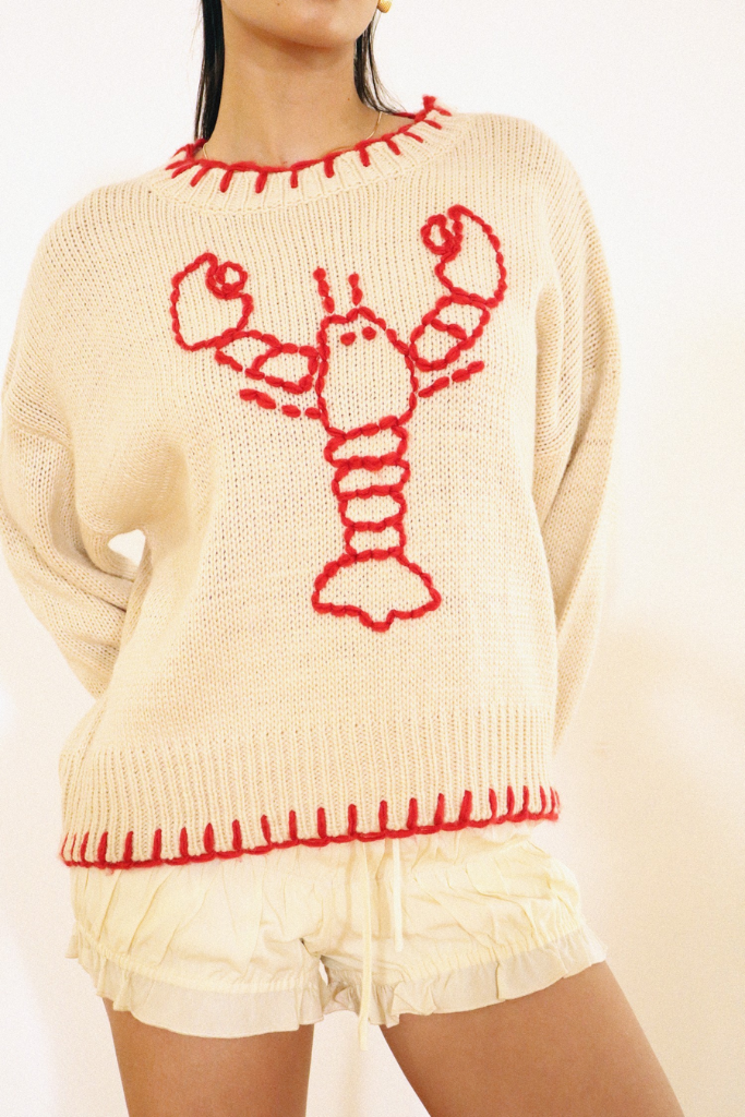 Nantucket Lobster Sweater