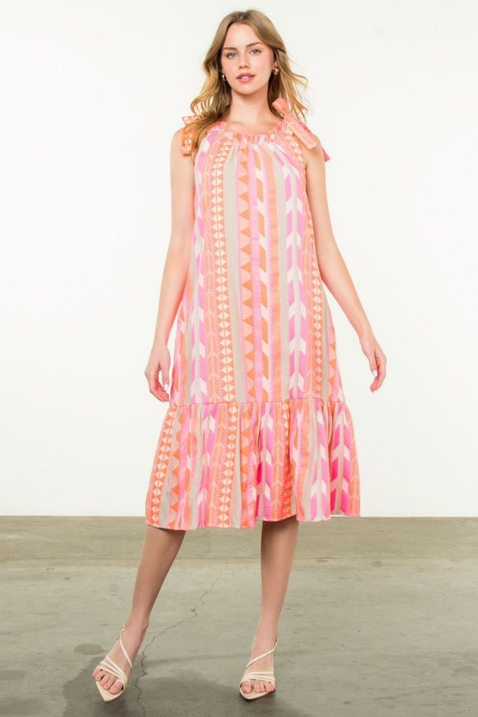 Lucia Aztec Midi Dress