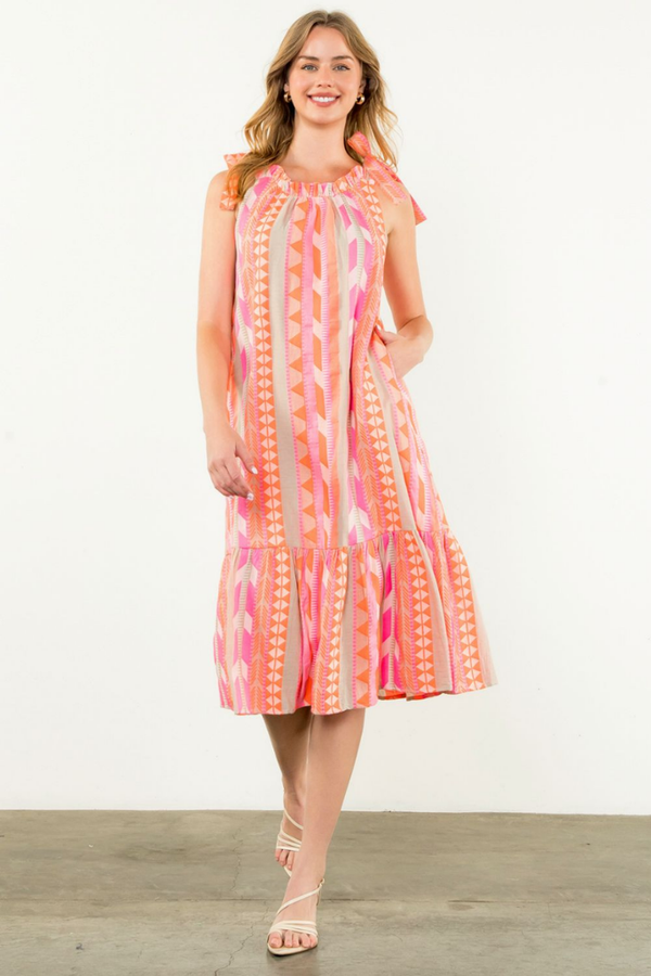 Lucia Aztec Midi Dress