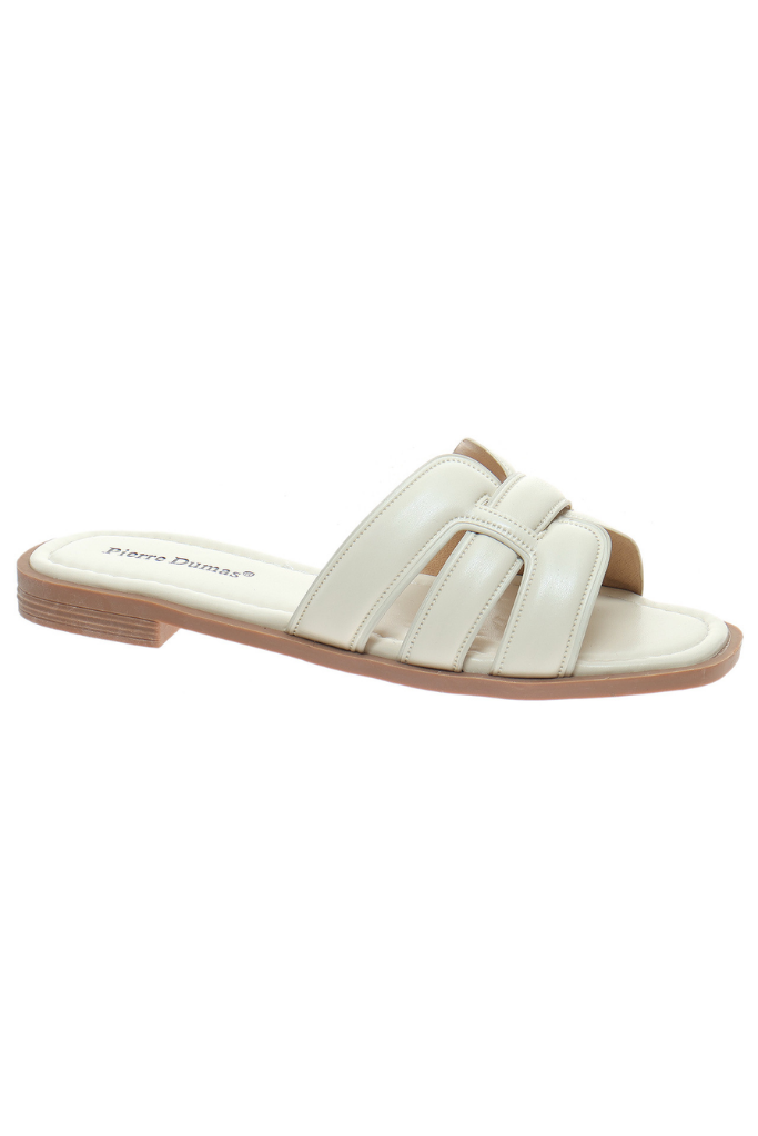 Rich Flat Sandal in Nude