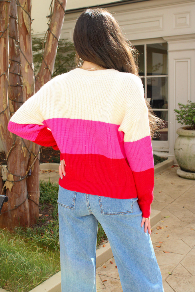 Forever Young Striped Sweater