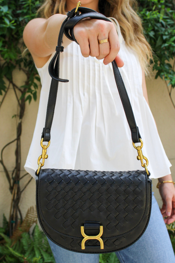 Caroline Shoulder Bag In Black