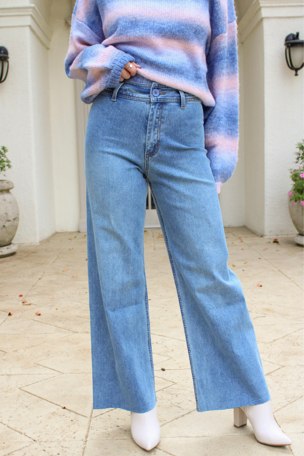 Sailor Wide Leg Jean in Denim