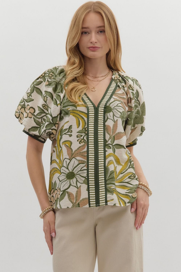 Harlow Floral Top
