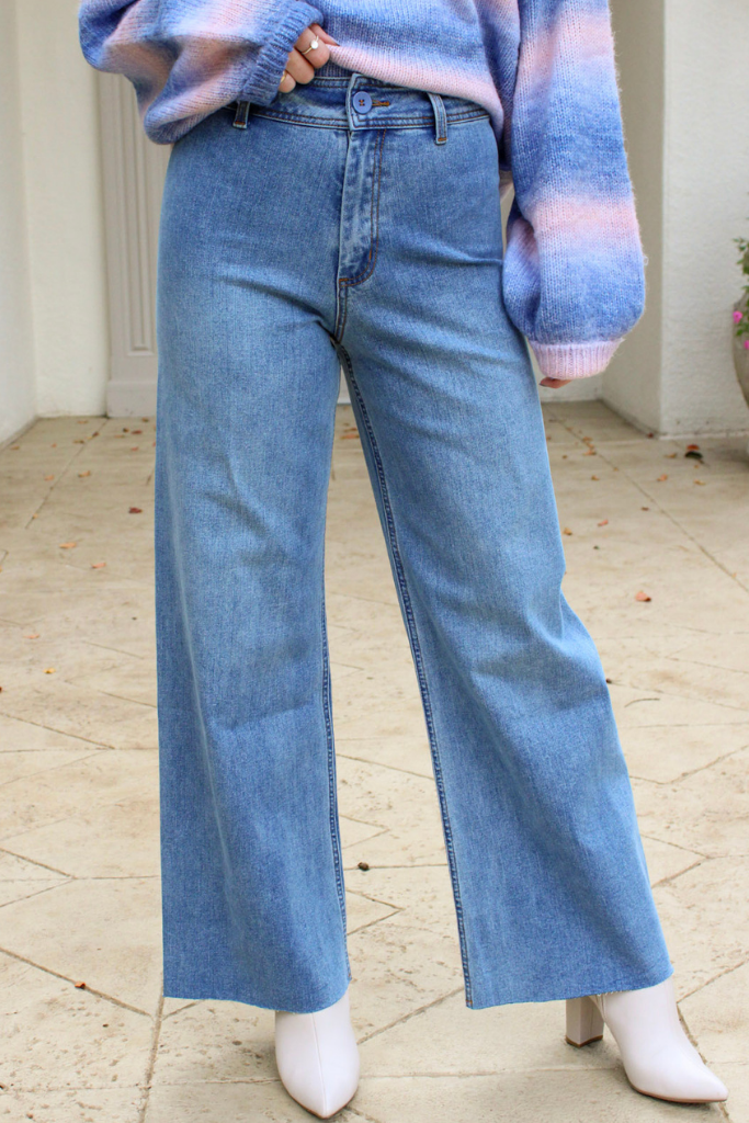 Sailor Wide Leg Jean in Denim