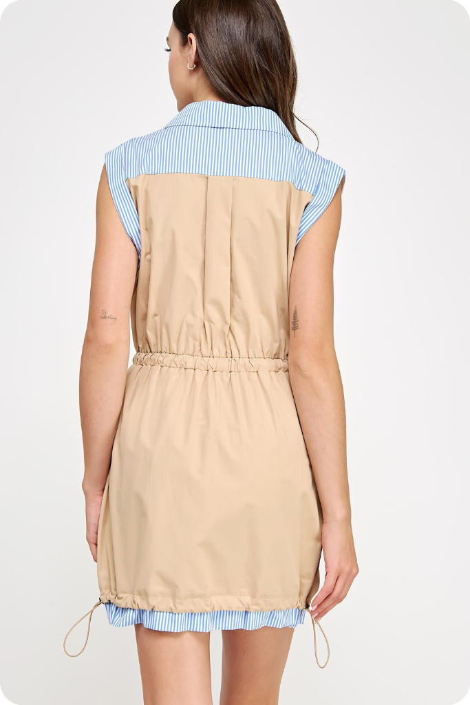 June Poplin Mini Dress