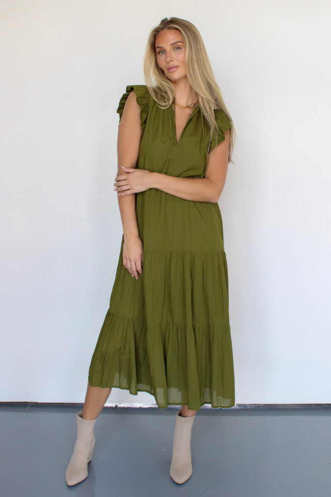 Sinclair Tiered Midi Dress