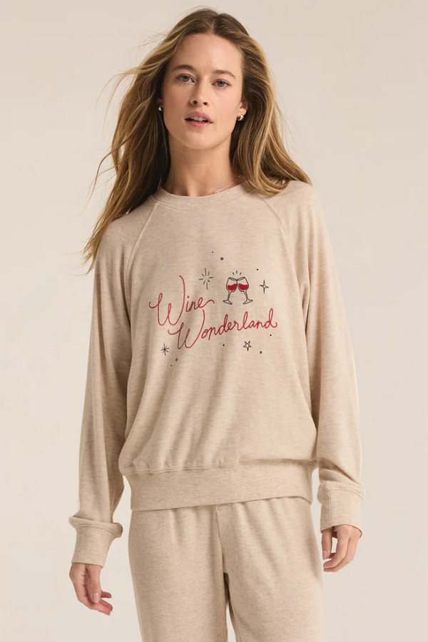 Wine Wonderland Cloud Knit Top by Z Supply