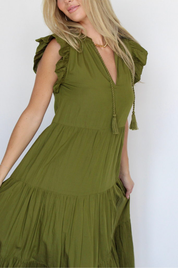 Sinclair Tiered Midi Dress