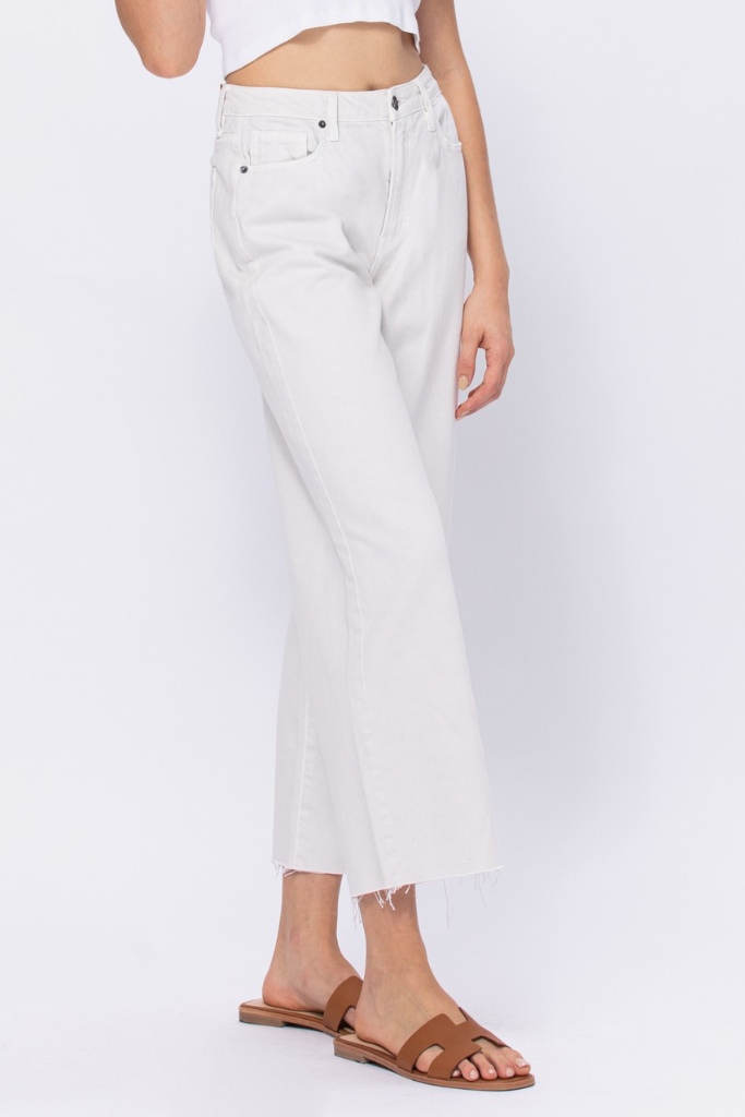 Nori High Rise Crop Dad Jean