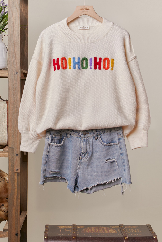 Merry Christmas Rainbow Sweater