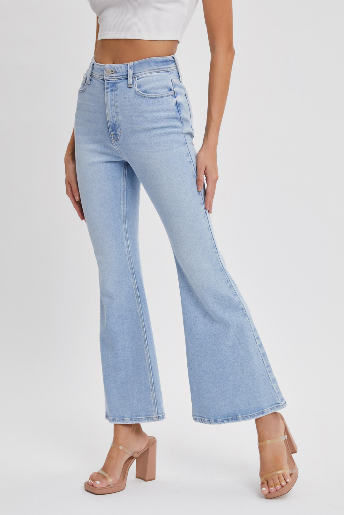 Amelia High Rise Kick Flare Jean