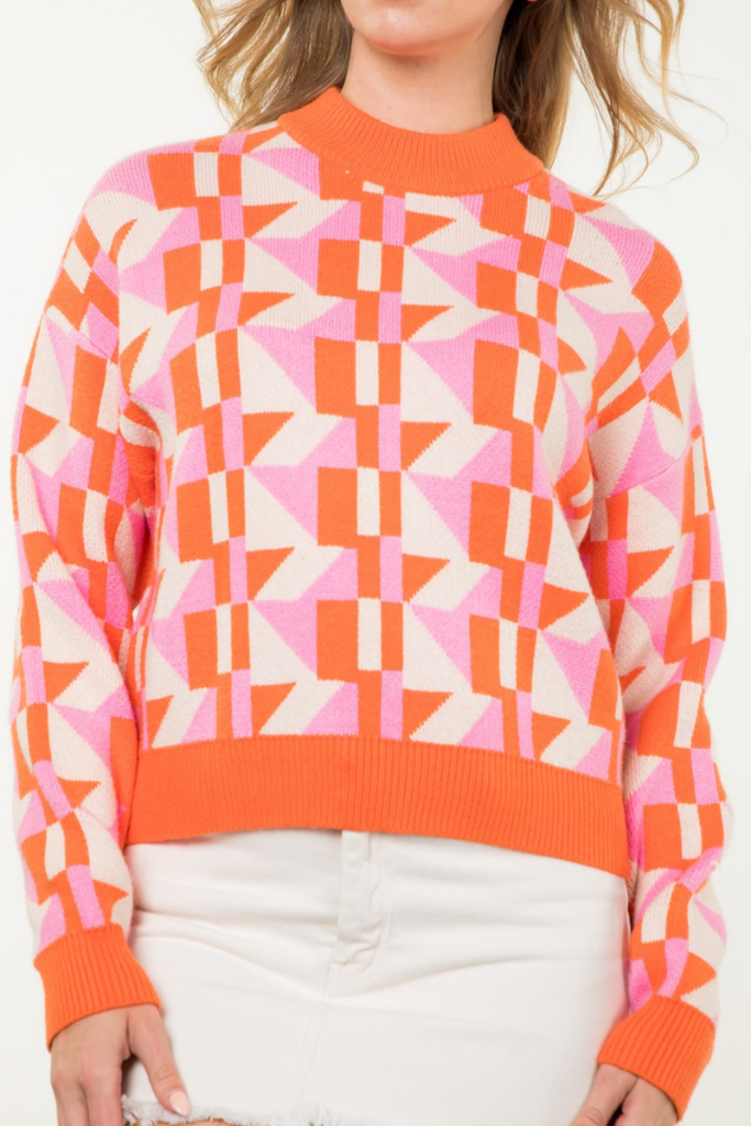 Citrus Love Crew Neck Sweater