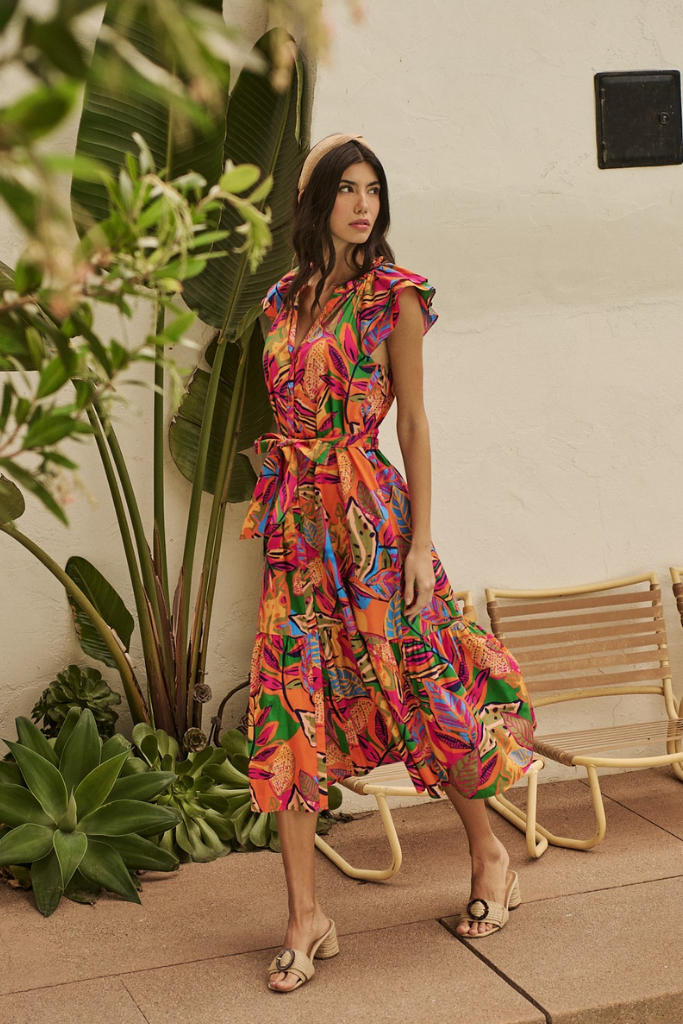 Milana Floral Midi Dress