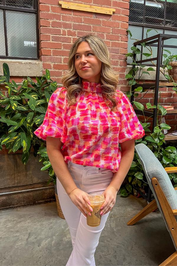 Brighter Than The Sun Puff Sleeve Top