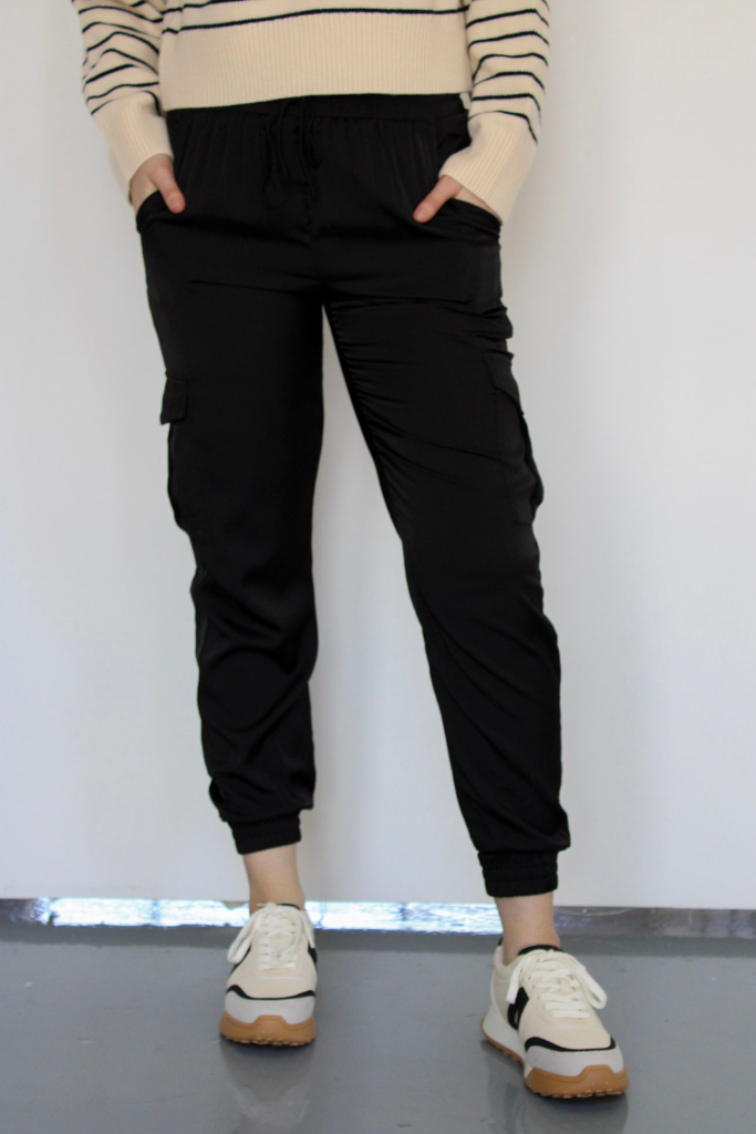 Cool Girl Tie Waist Jogger