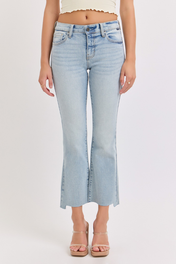 Esme Mid Rise Kick Flare Jean