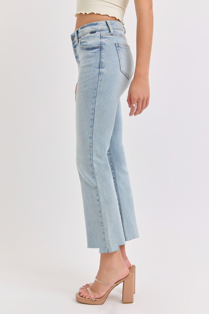 Esme Mid Rise Kick Flare Jean