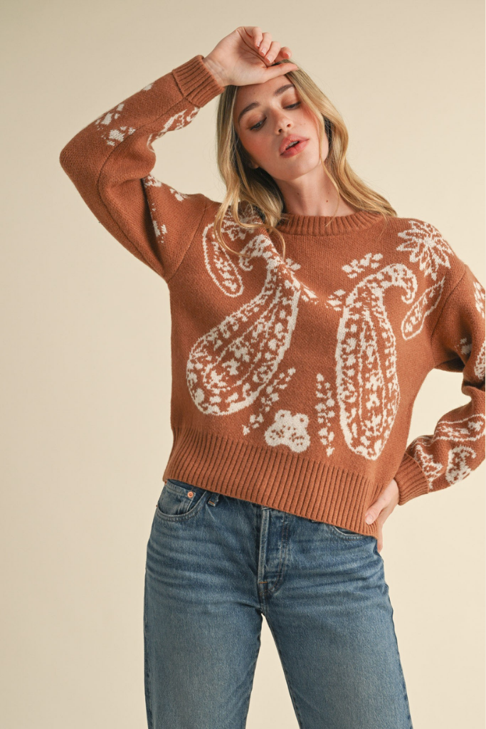 Piper Paisley Sweater