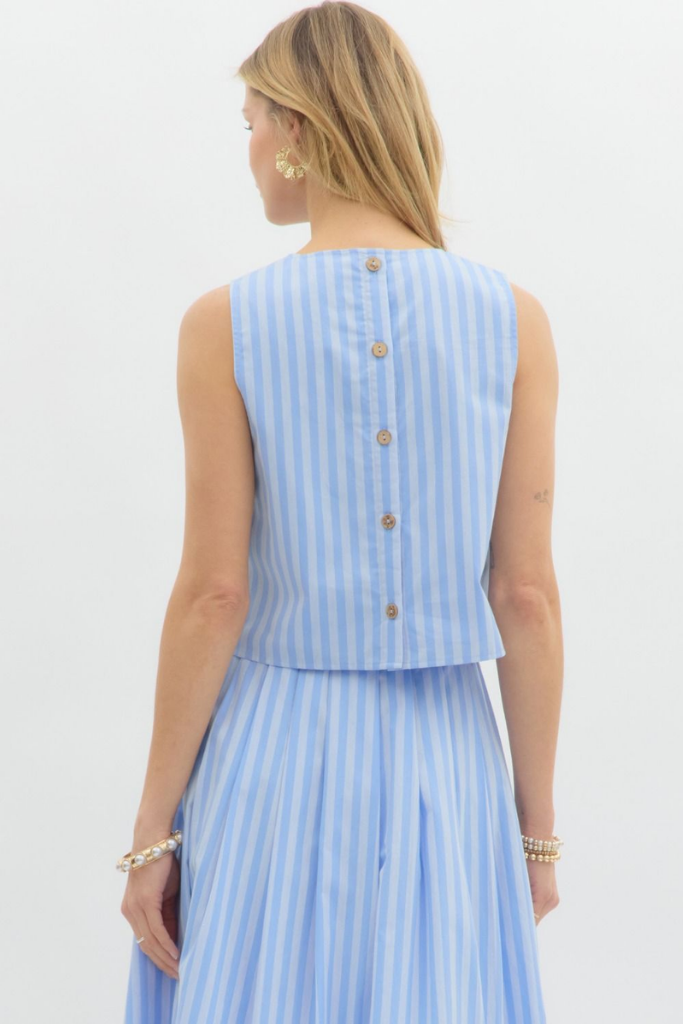 Sunny Stripe Crop Top