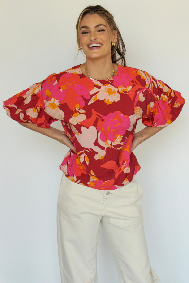 Inner Fire Floral Top