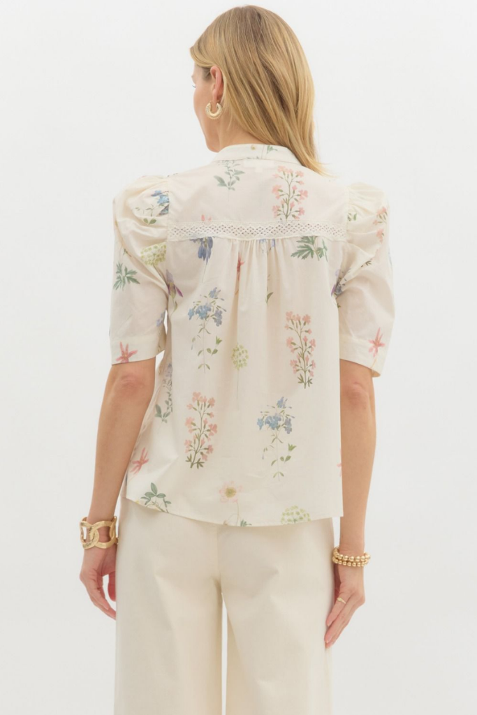 Vivianna Floral Botantical Top