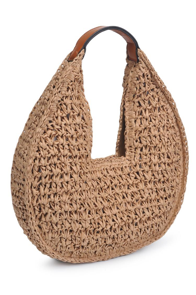 Marie Hobo Straw Tote