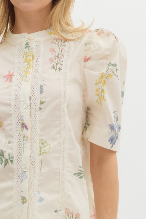 Vivianna Floral Botantical Top