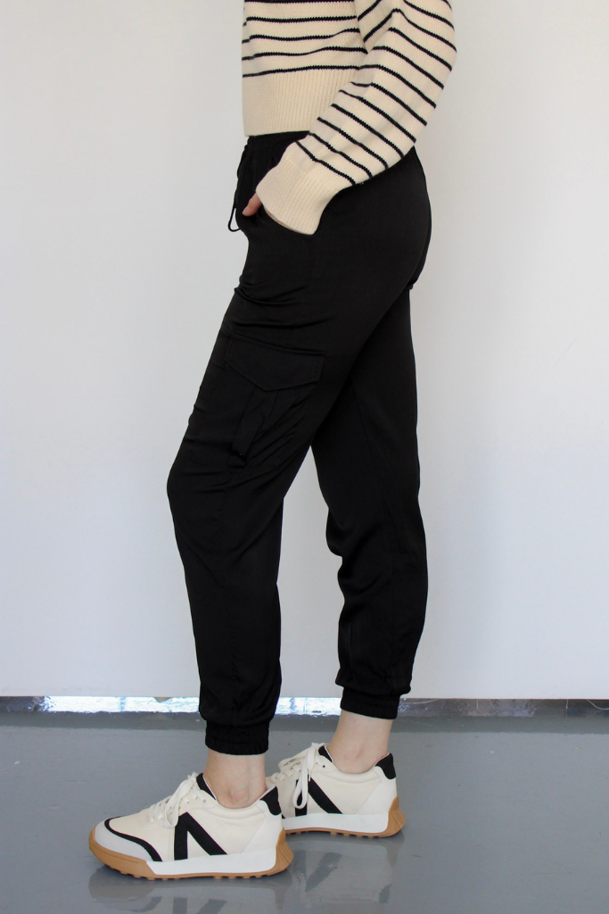 Cool Girl Tie Waist Jogger