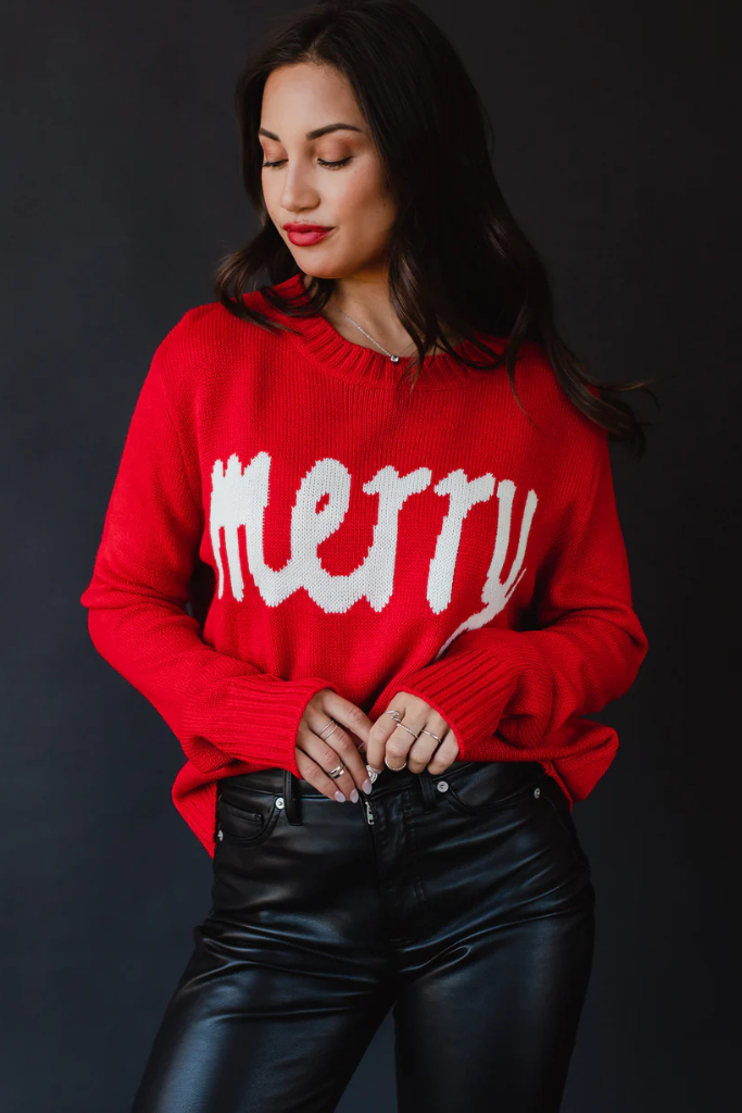 Merry Sweater In Red