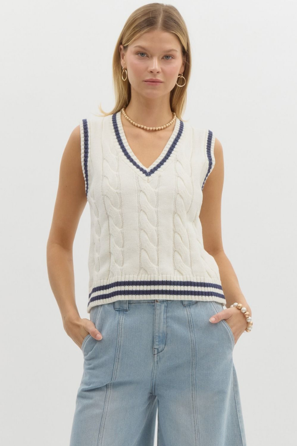 Portofino Sleeveless Sweater Vest