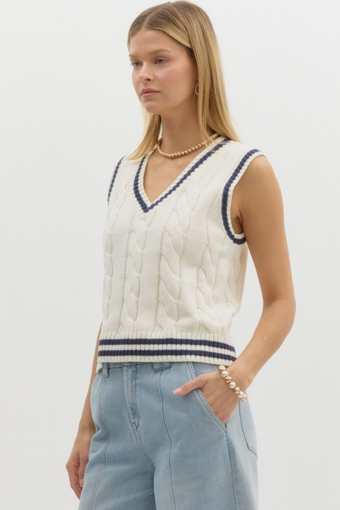 Portofino Sleeveless Sweater Vest