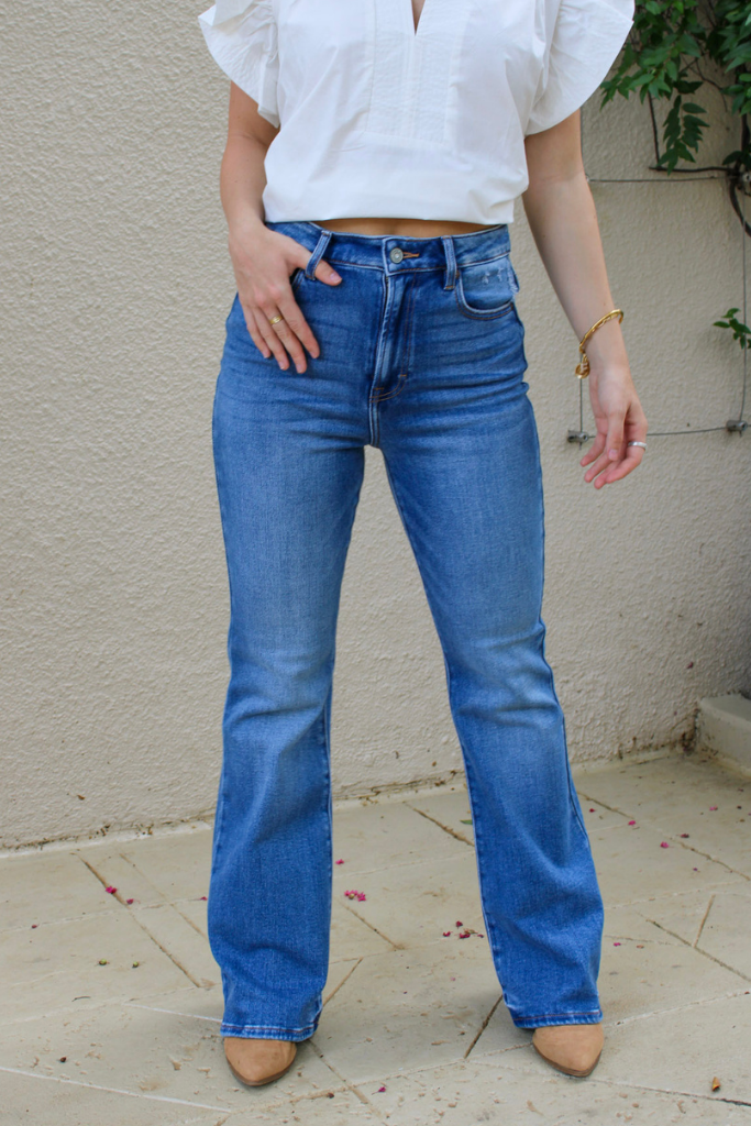 Elaine Hi Rise Flare Jeans