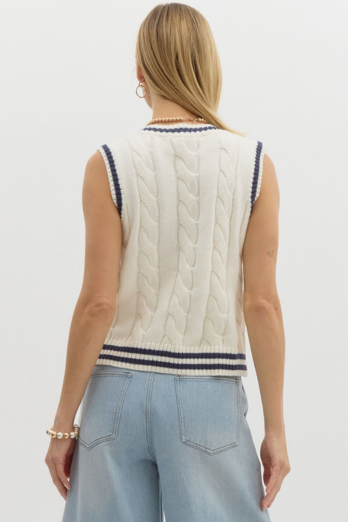 Portofino Sleeveless Sweater Vest