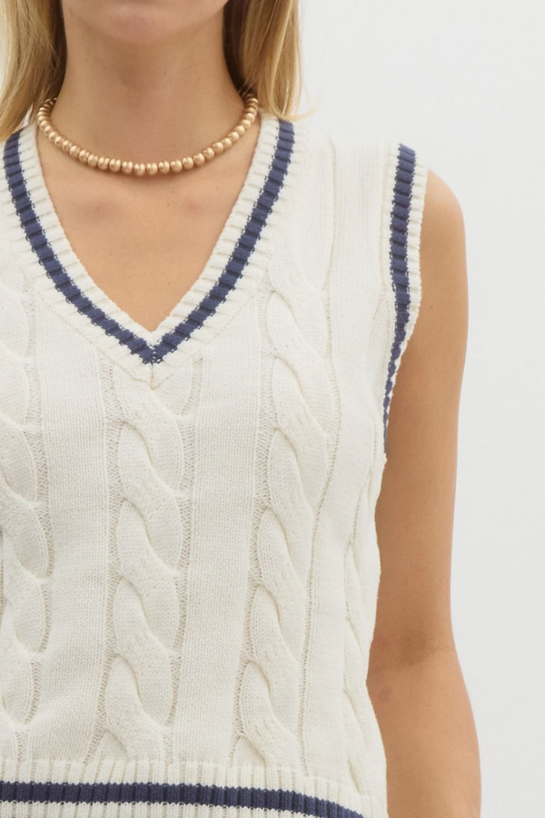Portofino Sleeveless Sweater Vest
