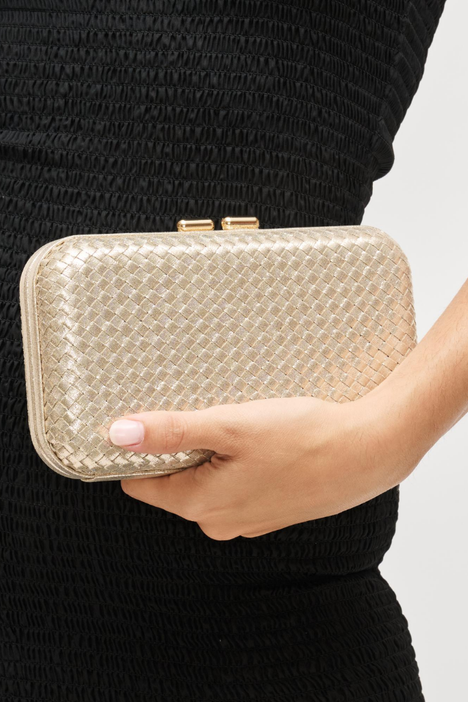 Anna Woven Clutch