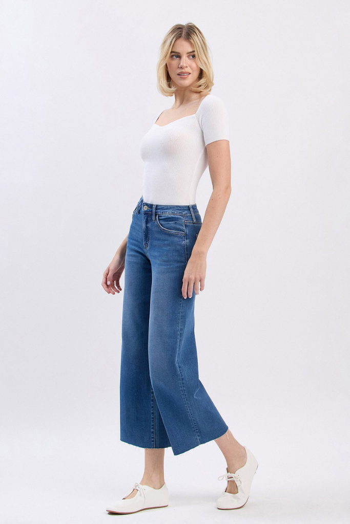 Livia Wide Leg Crop Jean