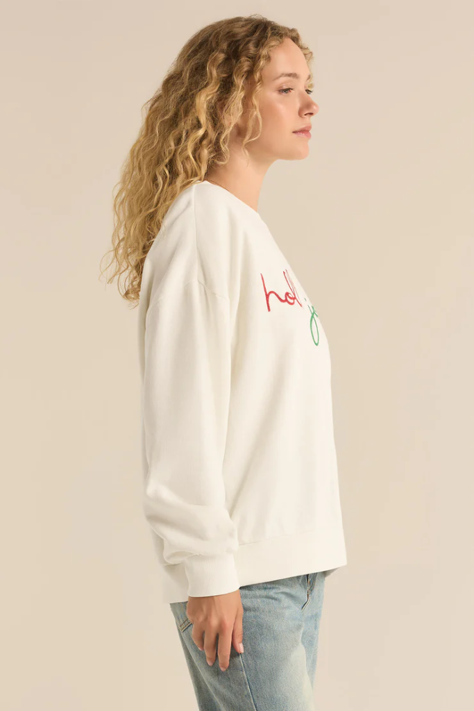 Holly Embroidered Sweatshirt by Z Supply