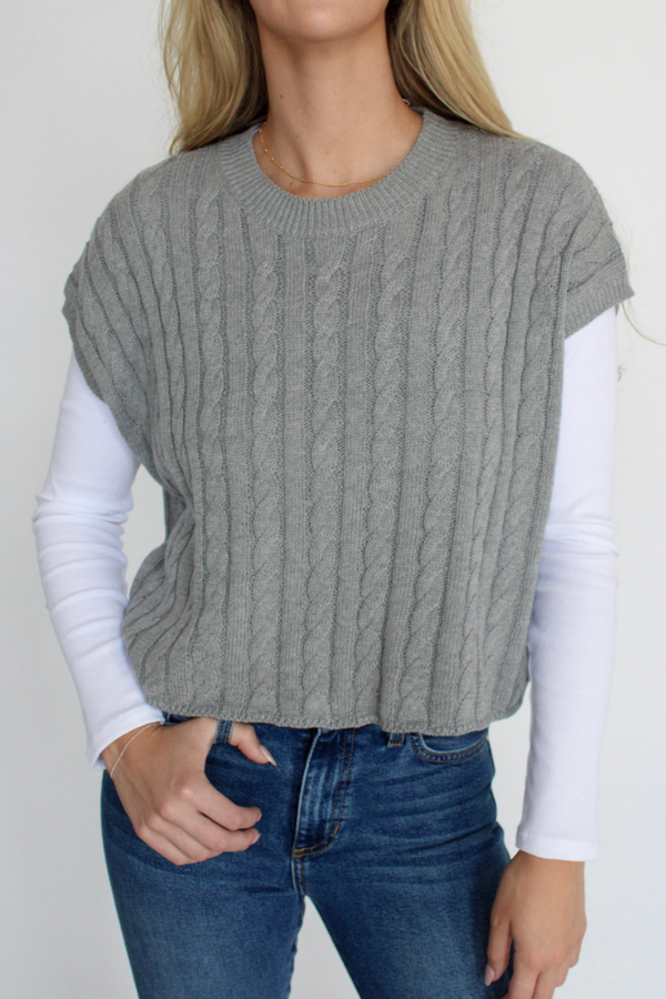 Lock And Key Cable Knit Sweater