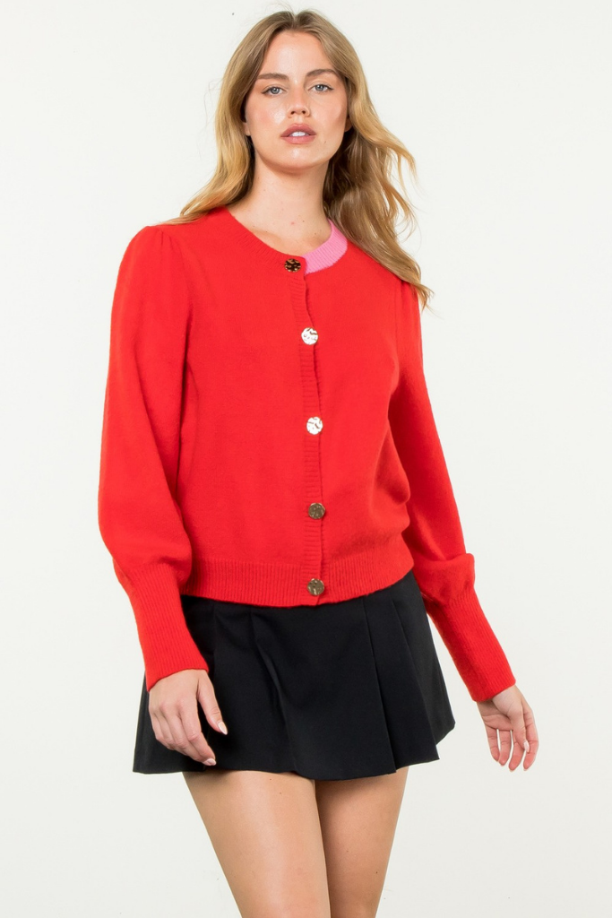 Emmaline Button Up Cardigan