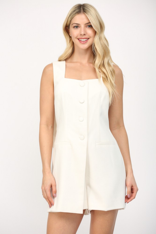 Simone Back Bow Romper