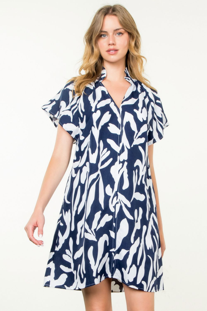 Sienna Floral Print Mini Dress