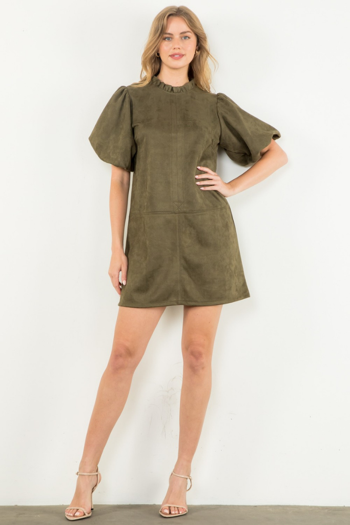 Holly Suede Mini Dress