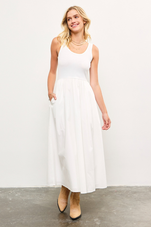 Serena Poplin Maxi Dress