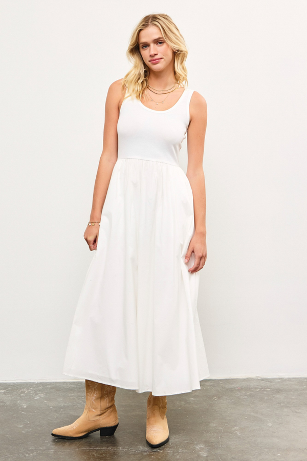 Serena Poplin Maxi Dress