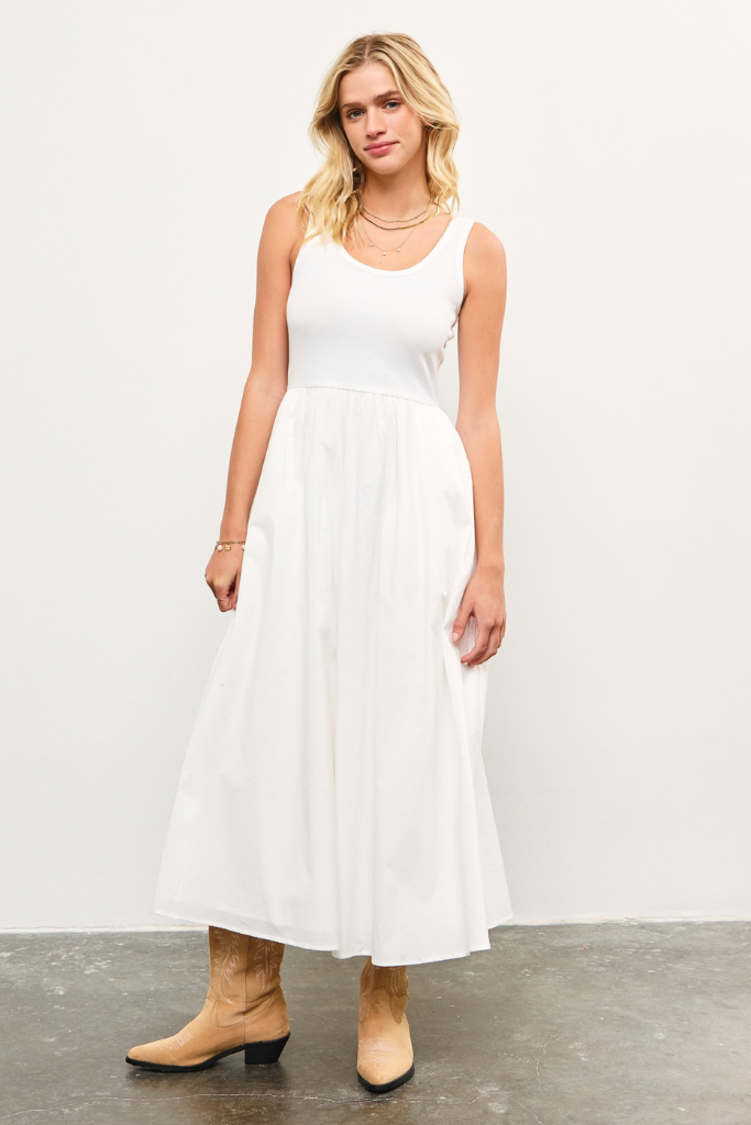 Serena Poplin Maxi Dress